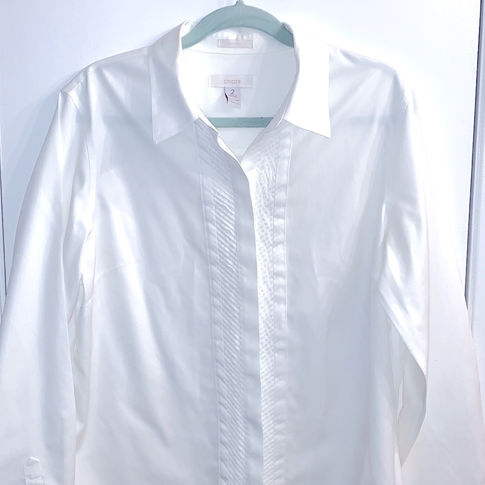 Chicos - Button Down White Blouse - image 2